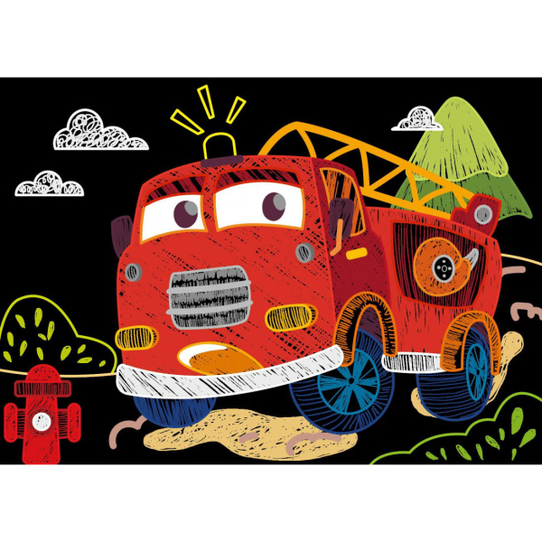 Ζωγραφική Scratch Avenir Cars