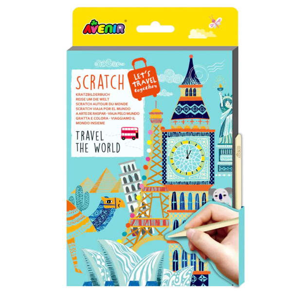 Ζωγραφική Scratch Avenir Let's Travel Together