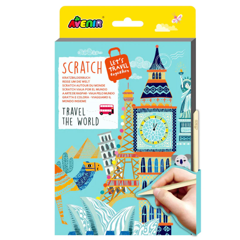 Ζωγραφική Scratch Avenir Let's Travel Together