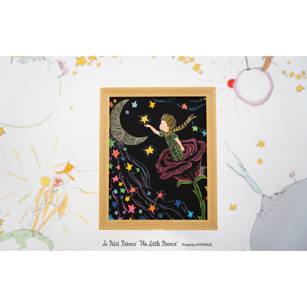Βιβλίο Ζωγραφικής Scratch Avenir Little Prince