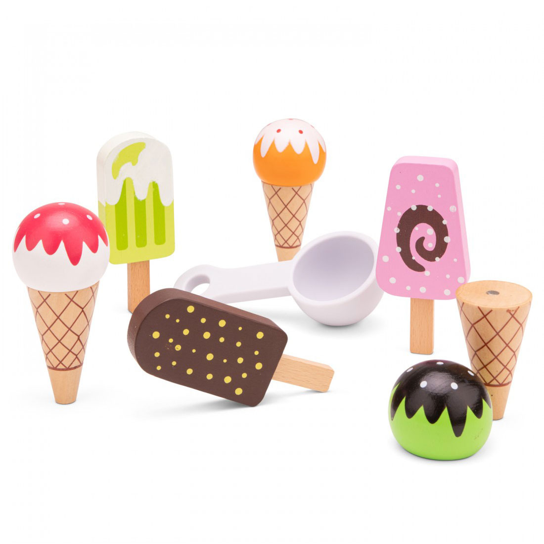 Ξύλινο Παιχνίδι Ρόλων (60X30X90) New Classic Toys Bon Appetit Ice Cream Home Παιχνίδια Ξύλινα Spitishop