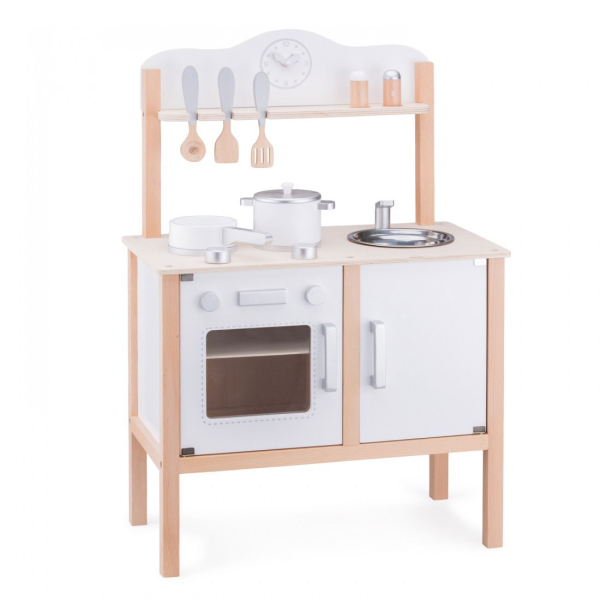 Ξύλινο Παιχνίδι Ρόλων (55x30x89) New Classic Toys Bon Appetit Modern White