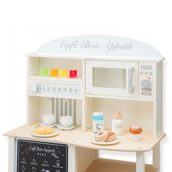 Ξύλινο Παιχνίδι Ρόλων (60x30x90) New Classic Toys Bon Appetit Grand Cafe