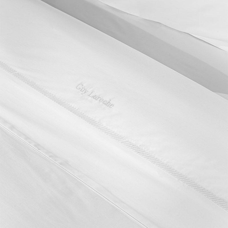 Παπλωματοθήκη King Size (Σετ 250X240) Guy Laroche Elite White Home Λευκά Είδη Κρεβατοκάμαρας Παπλωματοθήκες Υπέρδιπλες Spitishop