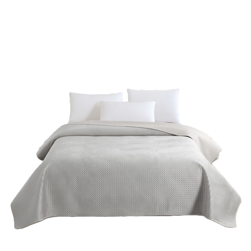 Κουβερλί 2 Όψεων (240x260) Hotel Grey 100% Polyester