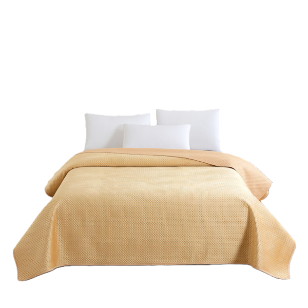 Κουβερλί 2 Όψεων (240x260) Hotel Beige 100% Polyester
