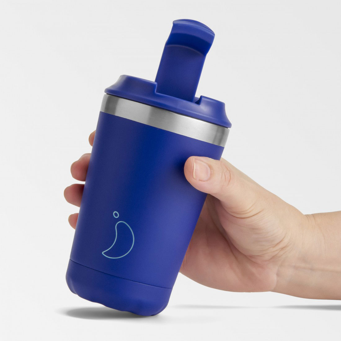 Ποτήρι Θερμός 340Ml Chilly&Apos S Original&Apos Series Matte Blue Home Οργάνωση & Αποθήκευση Spitishop