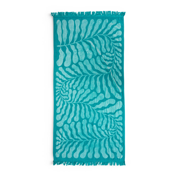 Πετσέτα Θαλάσσης (80x160) Easy Home Velour Green