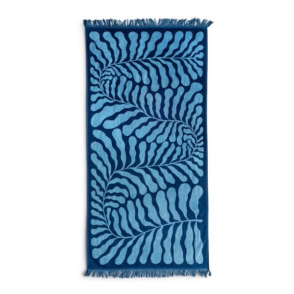 Πετσέτα Θαλάσσης (80x160) Easy Home Velour Blue