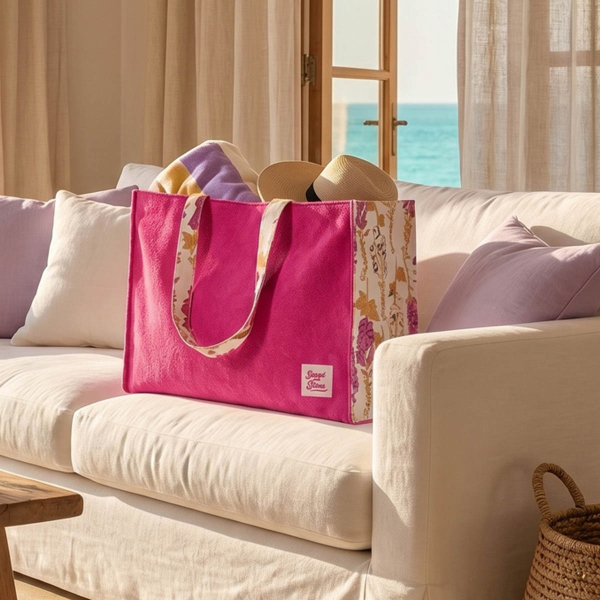 Τσάντα Θαλάσσης (45x32) Easy Home Fucshia