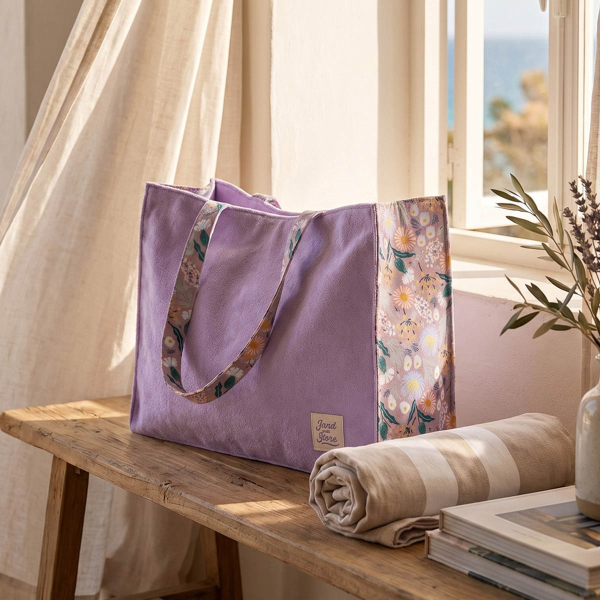 Τσάντα Θαλάσσης (45x32) Easy Home Lilac