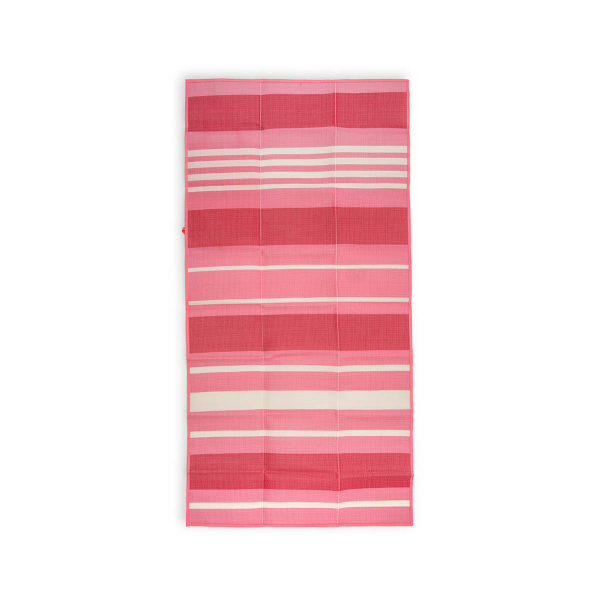 Ψάθα Παραλίας Πλαστική (90x180) Sand & Stone Pink