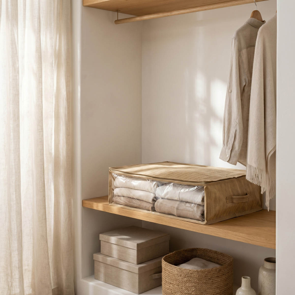 Θήκη Αποθήκευσης Ρούχων (60x40x30) Easy Home Non Woven
