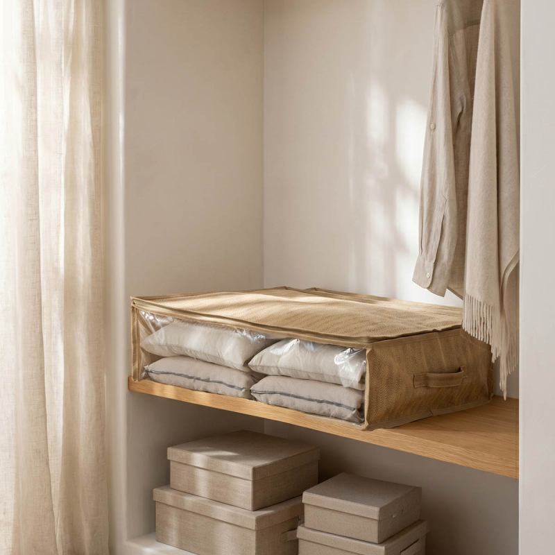 Θήκη Αποθήκευσης Ρούχων (50x40x15) Easy Home Non Woven