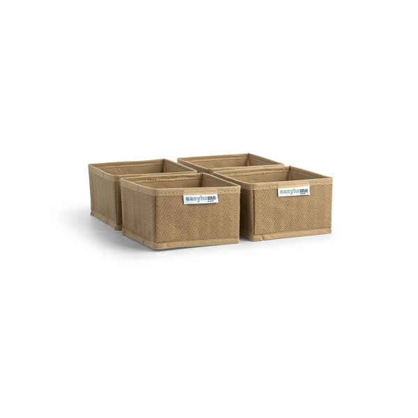 Κουτιά Αποθήκευσης (Σετ 4τμχ) Easy Home Non Woven