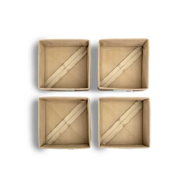 Κουτιά Αποθήκευσης (Σετ 4τμχ) Easy Home Non Woven