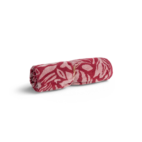 Πετσέτα Θαλάσσης (80x160) Easy Home Velour Floral Pink