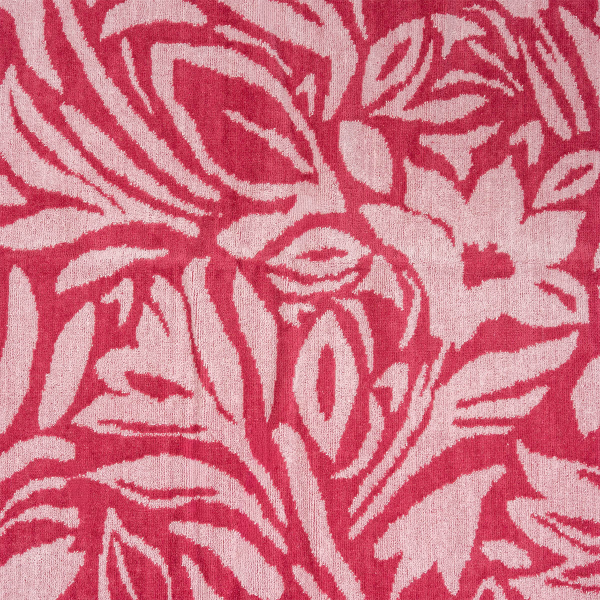 Πετσέτα Θαλάσσης (80x160) Easy Home Velour Floral Pink