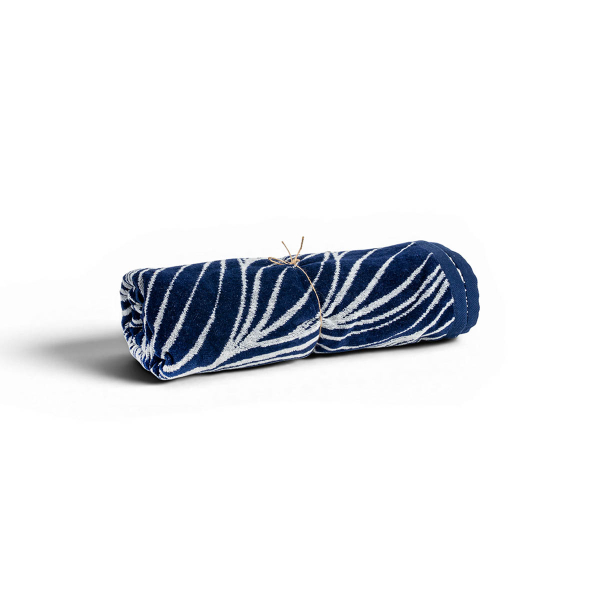 Πετσέτα Θαλάσσης (80x160) Easy Home Velour Waves Blue