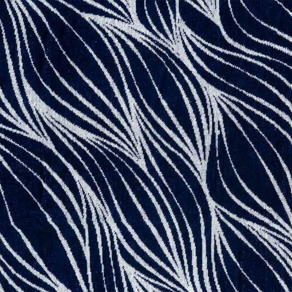 Πετσέτα Θαλάσσης (80x160) Easy Home Velour Waves Blue