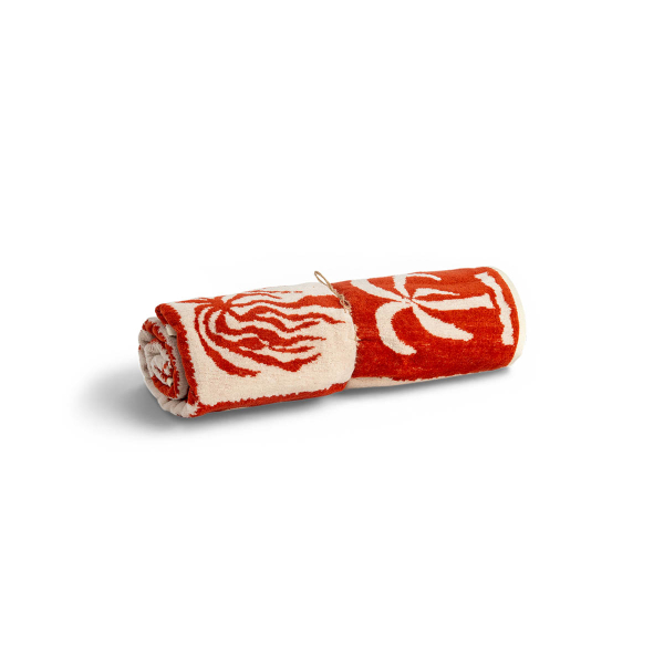 Πετσέτα Θαλάσσης (80x160) Easy Home Velour Surf Orange