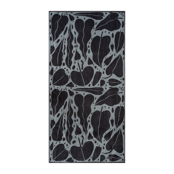 Πετσέτα Θαλάσσης (80x160) Easy Home Velour Jungle Grey