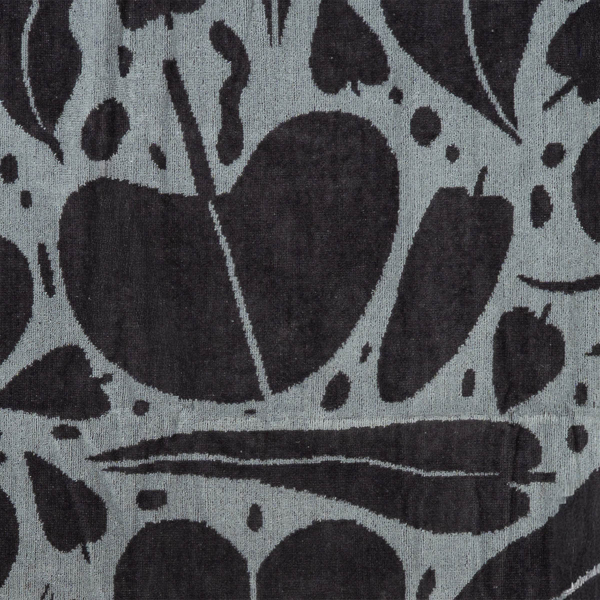 Πετσέτα Θαλάσσης (80x160) Easy Home Velour Jungle Grey