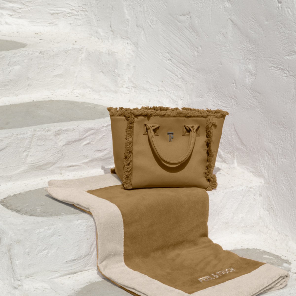 Πετσέτα Θαλάσσης (80x170) Feel & Touch Caribbean Mocca