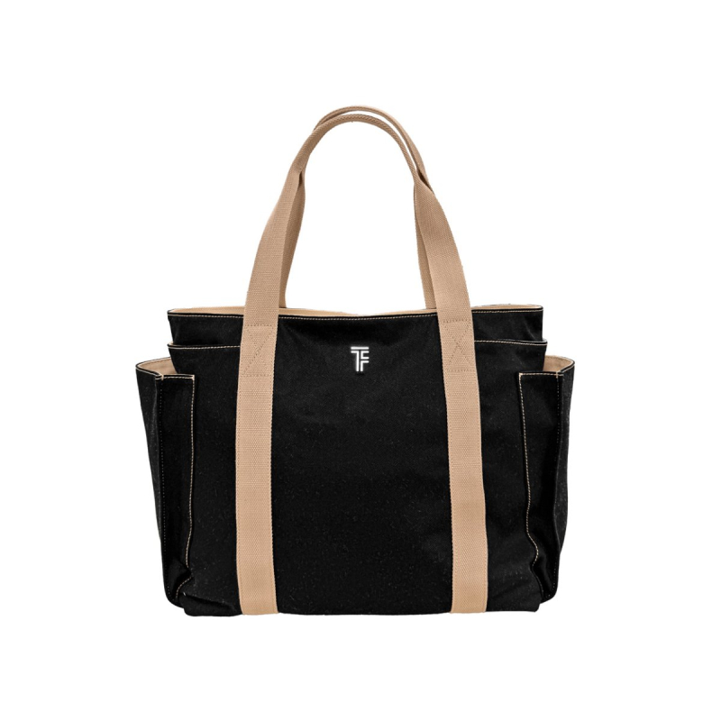 Τσάντα Θαλάσσης (47x20x36) Feel & Touch Cabo Black/Natural