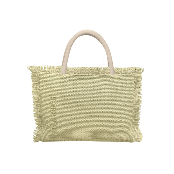 Τσάντα Θαλάσσης (36x14x29) Feel & Touch Tropical Dusty Yellow