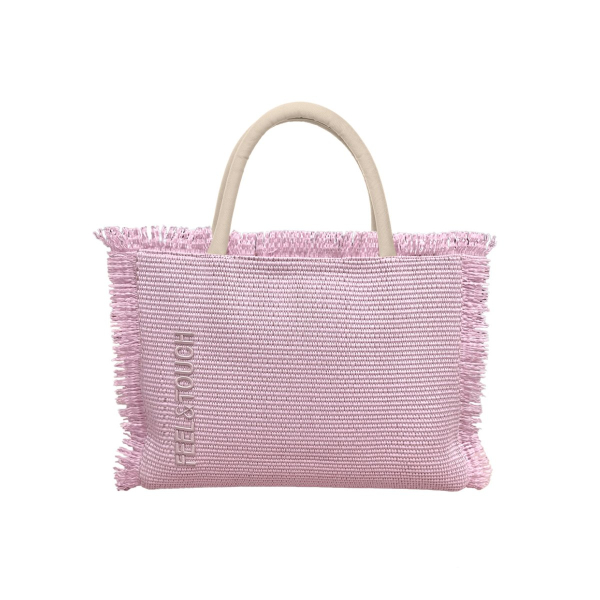 Τσάντα Θαλάσσης (36x14x29) Feel & Touch Tropical Pinky