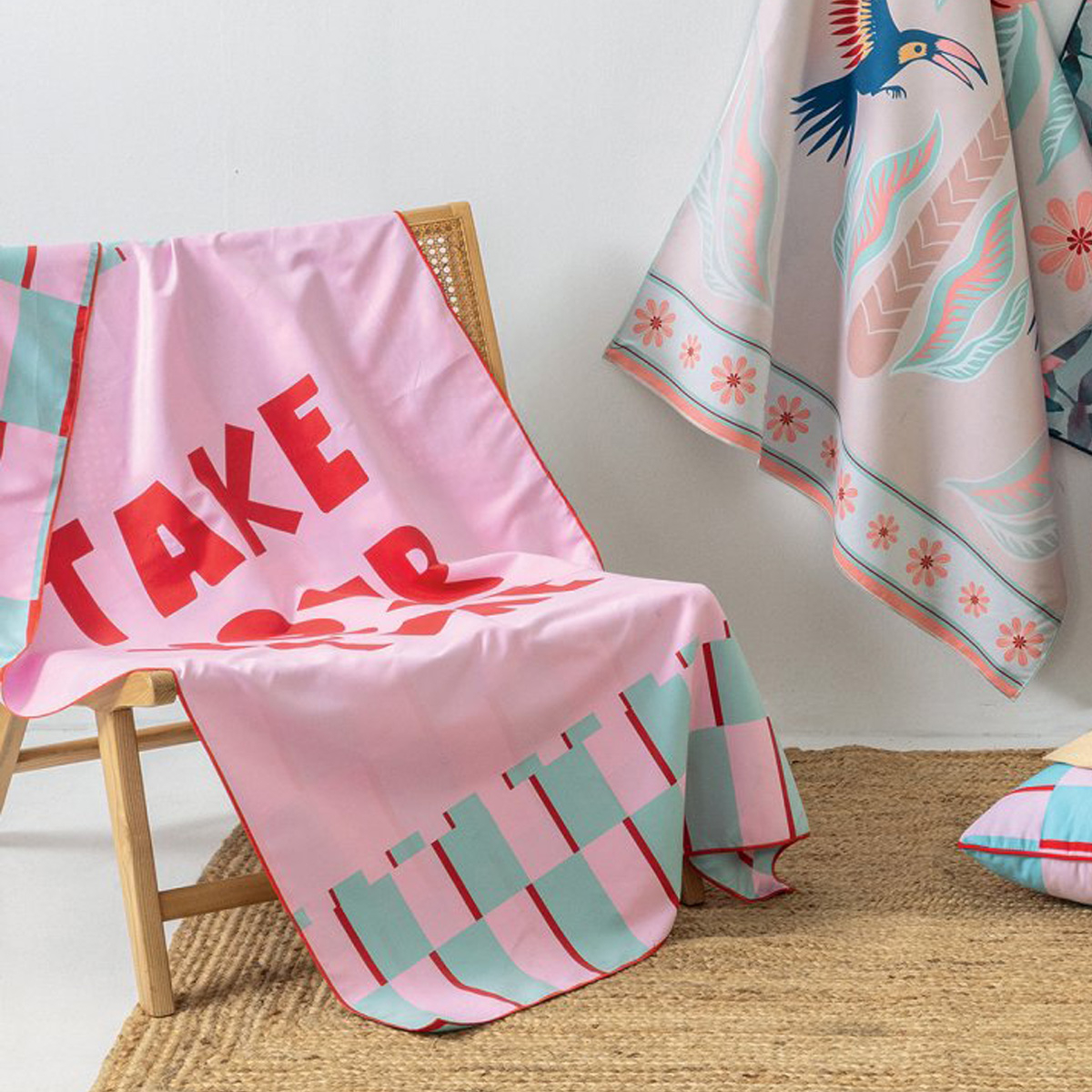 Πετσέτα Θαλάσσης Microfiber 2 Όψεων (90X160) Palamaiki Em49 Home Πετσέτες Ενηλίκων Spitishop