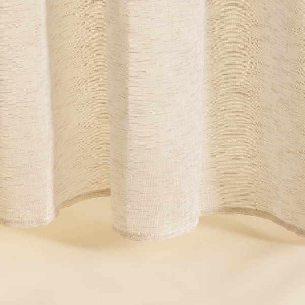 Κουρτίνα (140x270) Με Τρέσα Easy Home Harmonica Beige