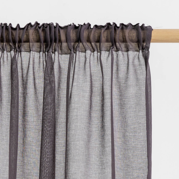 Κουρτίνα (140x270) Με Τρέσα Easy Home Timpani D.Grey