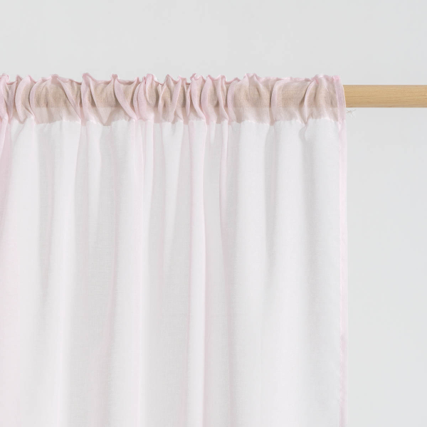 Κουρτίνα (140x270) Με Τρέσα Easy Home Timpani Pink