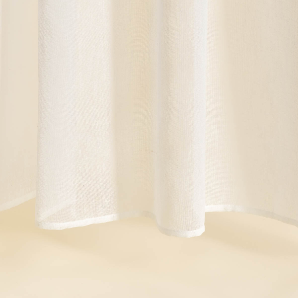 Κουρτίνα (140x270) Με Τρέσα Easy Home Harmonica White