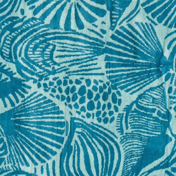 Πετσέτα Θαλάσσης (80x160) Easy Home Velour Shells Ciel