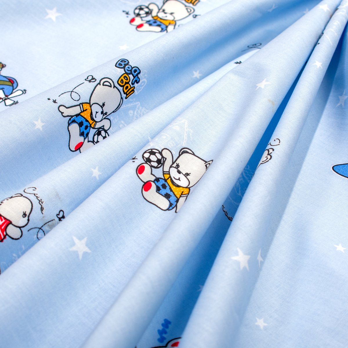 Παπλωματοθήκη Κούνιας (120X160) Dimcol Bear&Apos S Playtime 591 Sky Blue Home Βρεφικά Προίκα Μωρού Παπλωματοθήκες Βρεφικές Spitishop