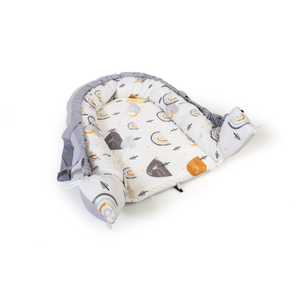 Φωλιά Ύπνου Dimcol Rainbow 01 White - Grey