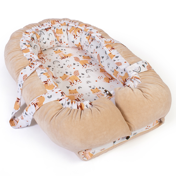 Φωλιά Ύπνου Dimcol Cute Fox 02 White - Beige
