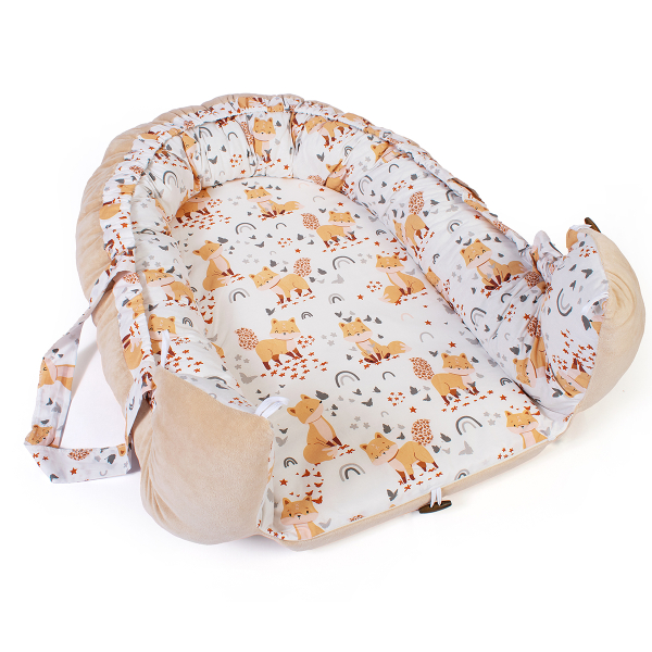 Φωλιά Ύπνου Dimcol Cute Fox 02 White - Beige