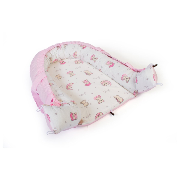 Φωλιά Ύπνου Dimcol Bear's Nest 04 White - Pink