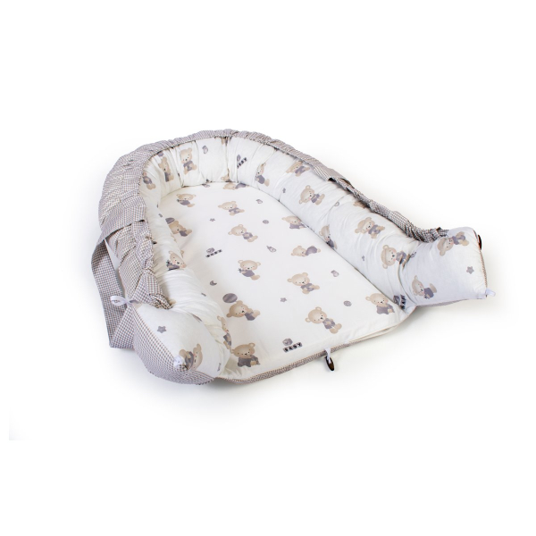 Φωλιά Ύπνου Dimcol Bear's Nest 05 White - Grey