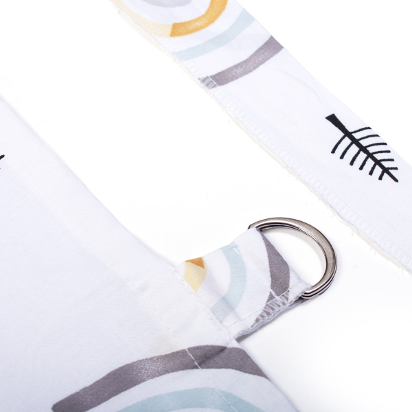 Κάλυμμα Θηλασμού Dimcol Rainbow 01 White - Grey