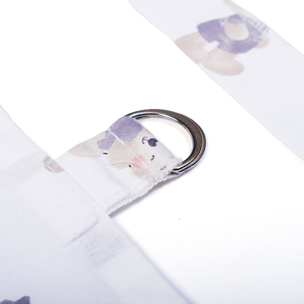 Κάλυμμα Θηλασμού Dimcol Bear's Nest 05 White - Grey