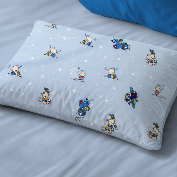 Παιδική Μαξιλαροθήκη (50x70) Dimcol Bear's Playtime 591 Sky Blue