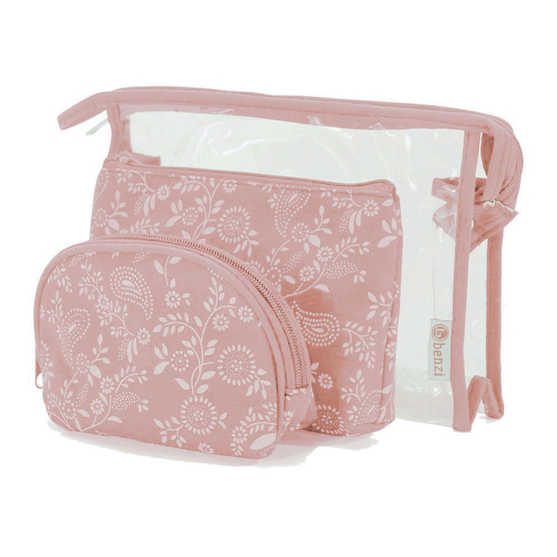 Νεσεσέρ Καλλυντικών (Σετ 3τμχ) Benzi 5624 Pink
