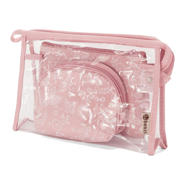 Νεσεσέρ Καλλυντικών (Σετ 3τμχ) Benzi 5624 Pink