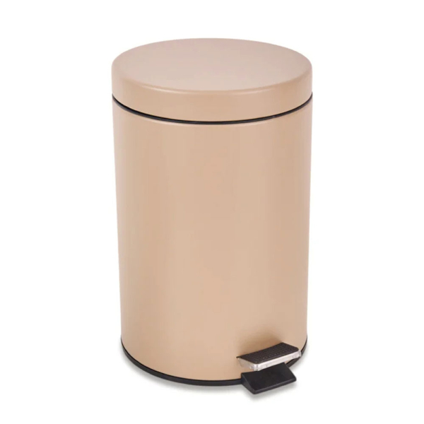 Κάδος Απορριμμάτων Μπάνιου (Φ20x31) Rainbow 7lt Beige Matt 05381.001