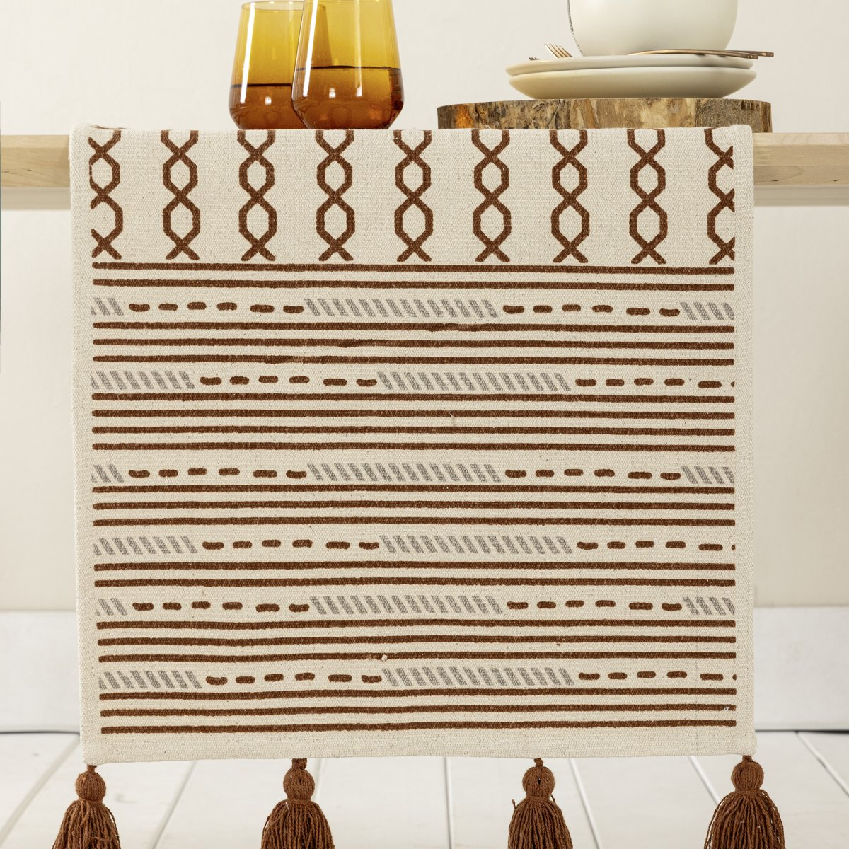 Τραβέρσα (45X150) Nima Marra Home Λευκά Είδη Κουζίνας & Τραπεζαρίας Τραβέρσες Σαλονιού Spitishop